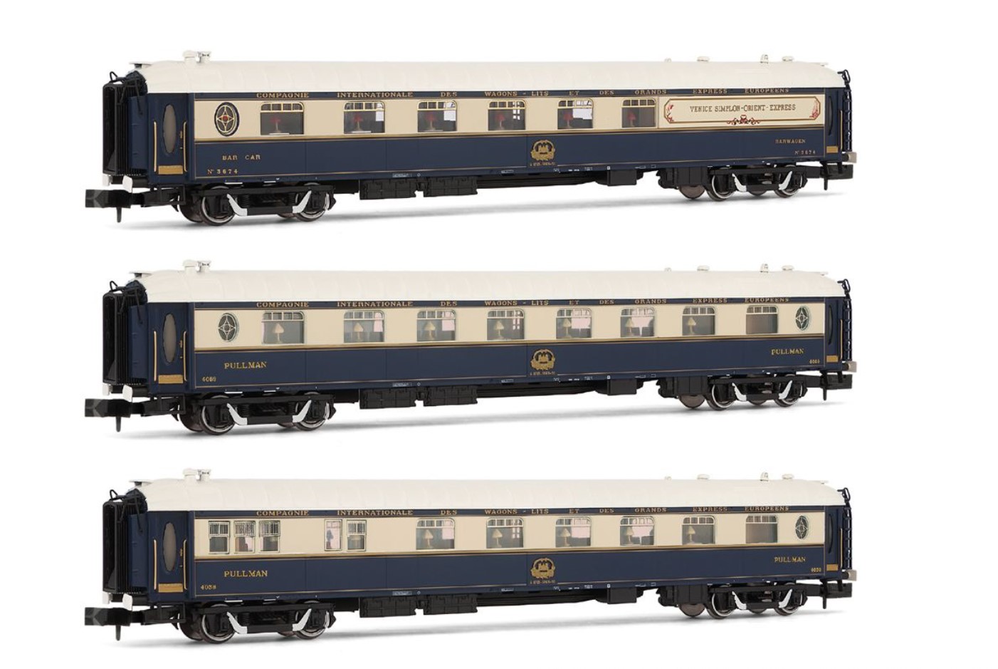 Set Vagoane Pullman Orient Express Arnold Scara N 1 160